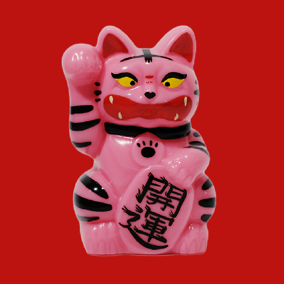 KC飯 ソフビ 招福タイガー Pink ver. – SOMSOC