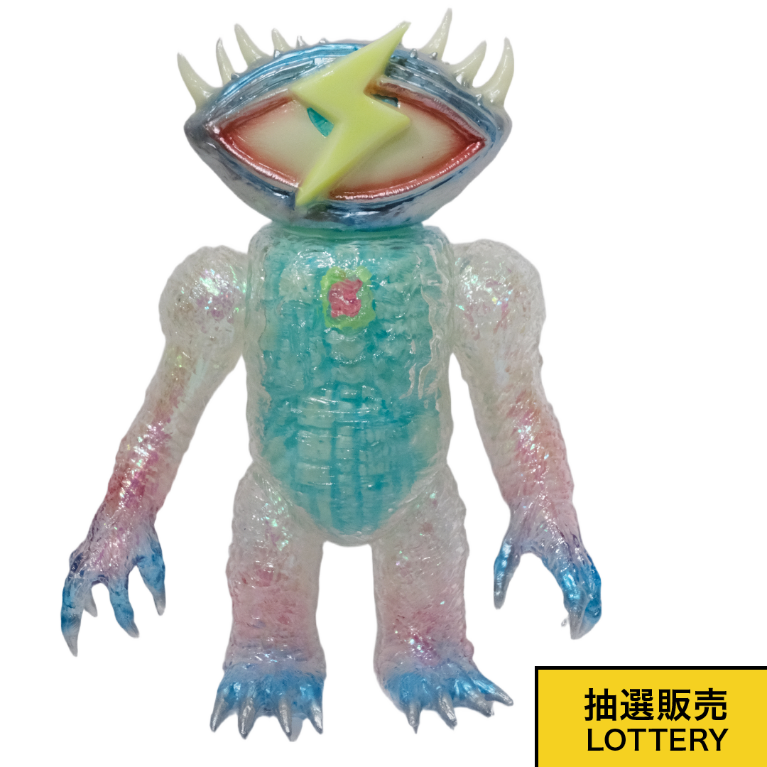Dr.CHick EYE　ドクトチクアイ　ソフビ　蓄光　ウルトラマン 赤松和光 ソフビ「Electric Eye」x 静電場朔 透明B ver – SOMSOC