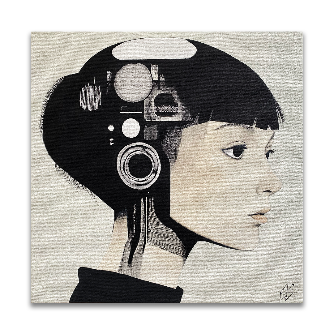 AADA 絵画作品 The Carbon Streamer（ザ・カーボン・ストリーマー)