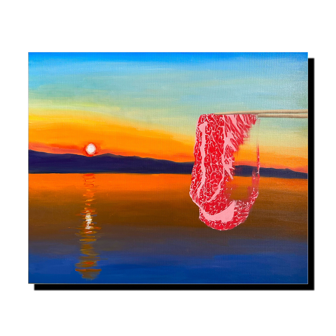 田辺美那子 絵画作品 しゃぶしゃぶ11 - Shabu shabu11