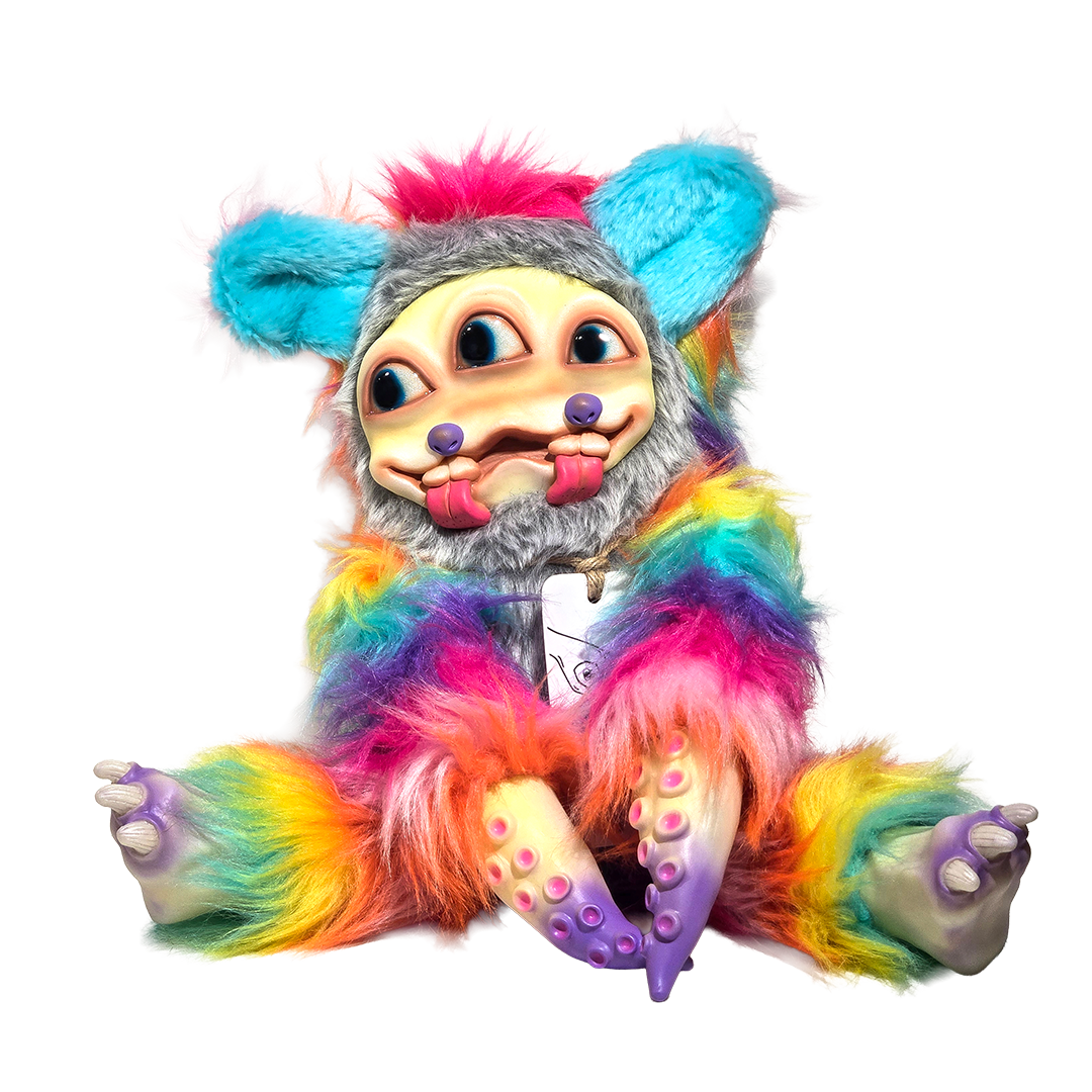 悪玉菌製造工場 ソフビぬいぐるみ タリホー 虹