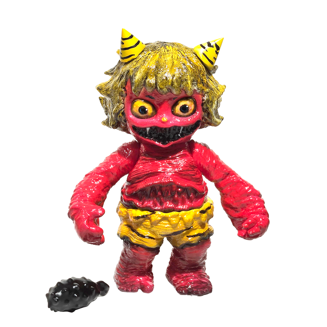 饅頭 (Manju) ソフビ 赤鬼