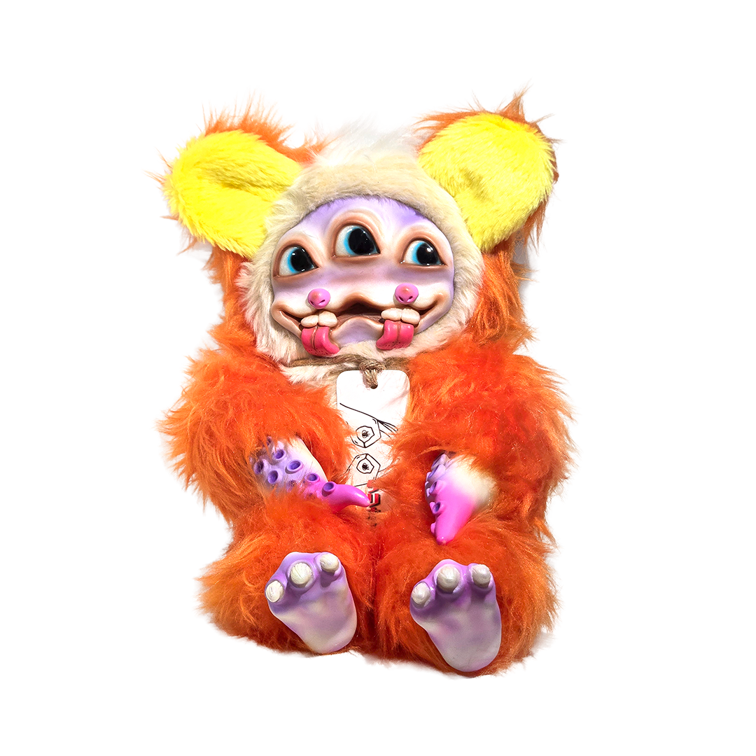 悪玉菌製造工場 ソフビぬいぐるみ タリホー オレンジ