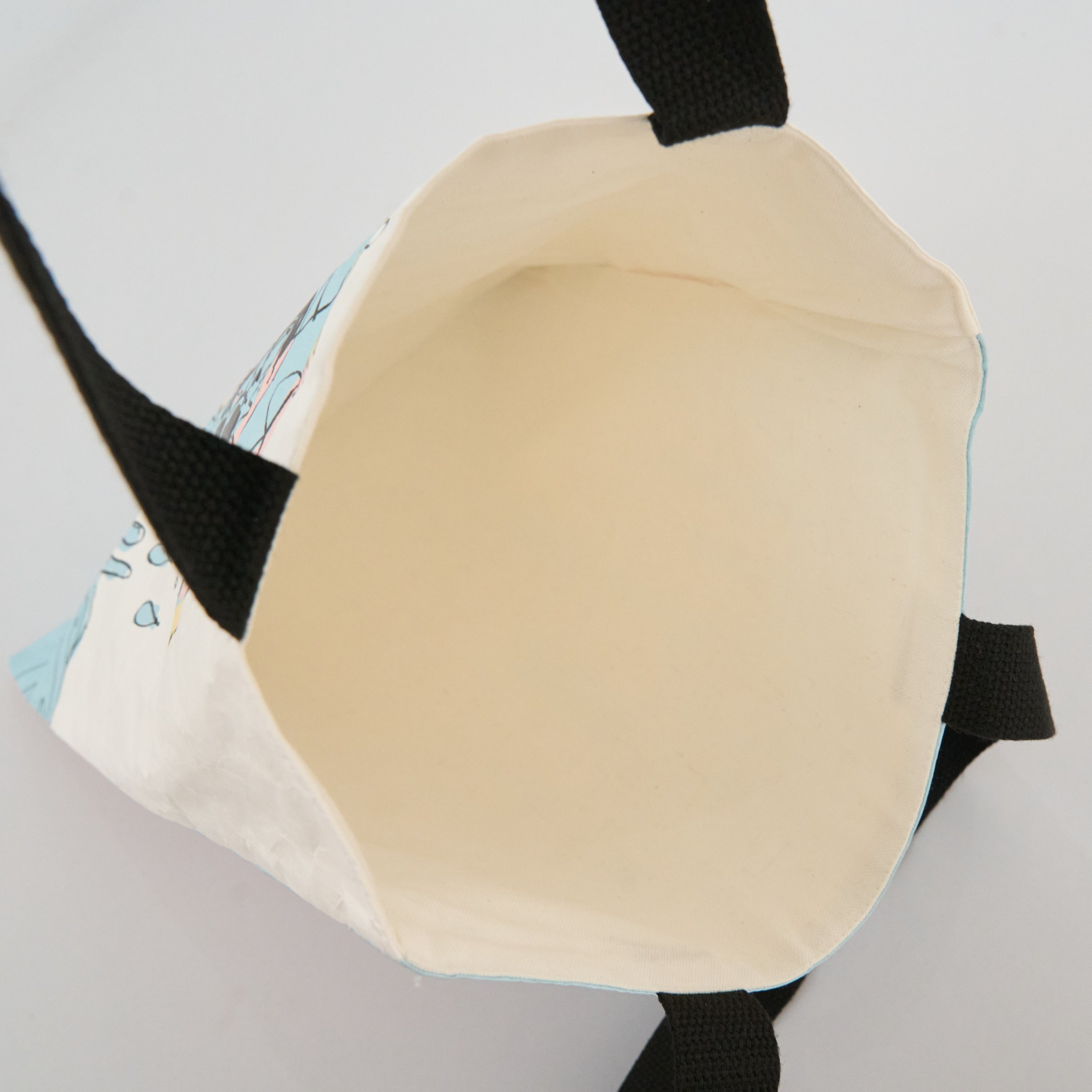 Satonekoto Paper-Bag-Style Tote Bag - Doshaburikko