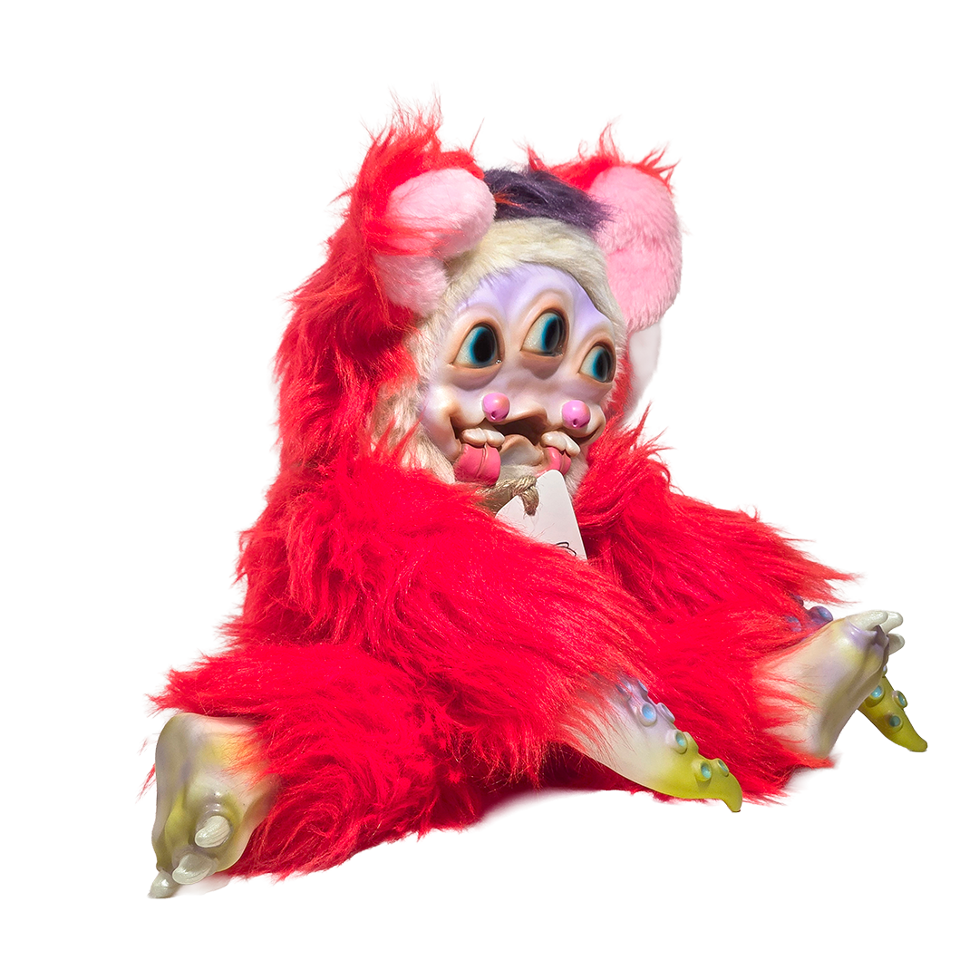 悪玉菌製造工場 ソフビぬいぐるみ タリホー 赤