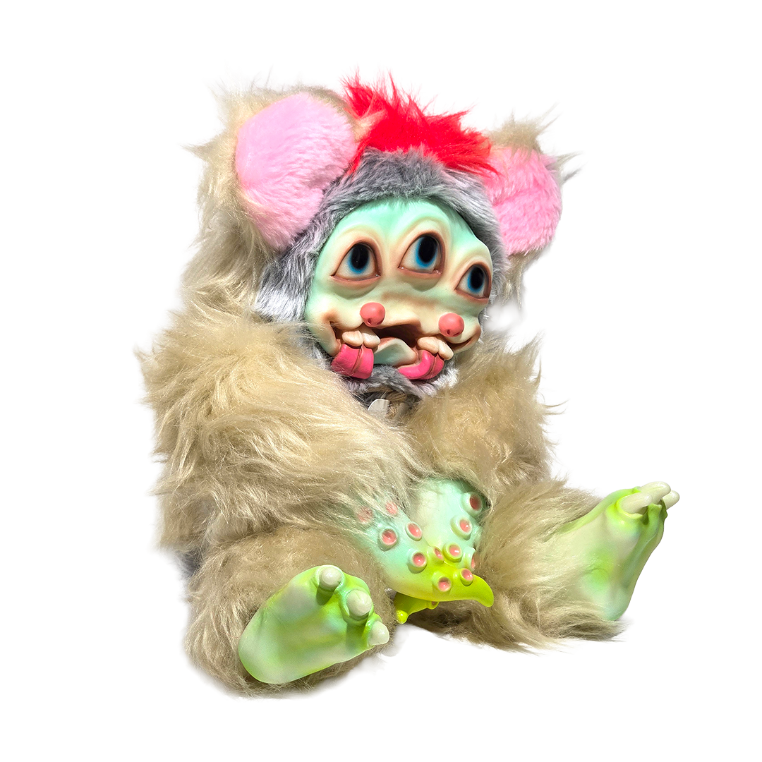 悪玉菌製造工場 ソフビぬいぐるみ タリホー 白