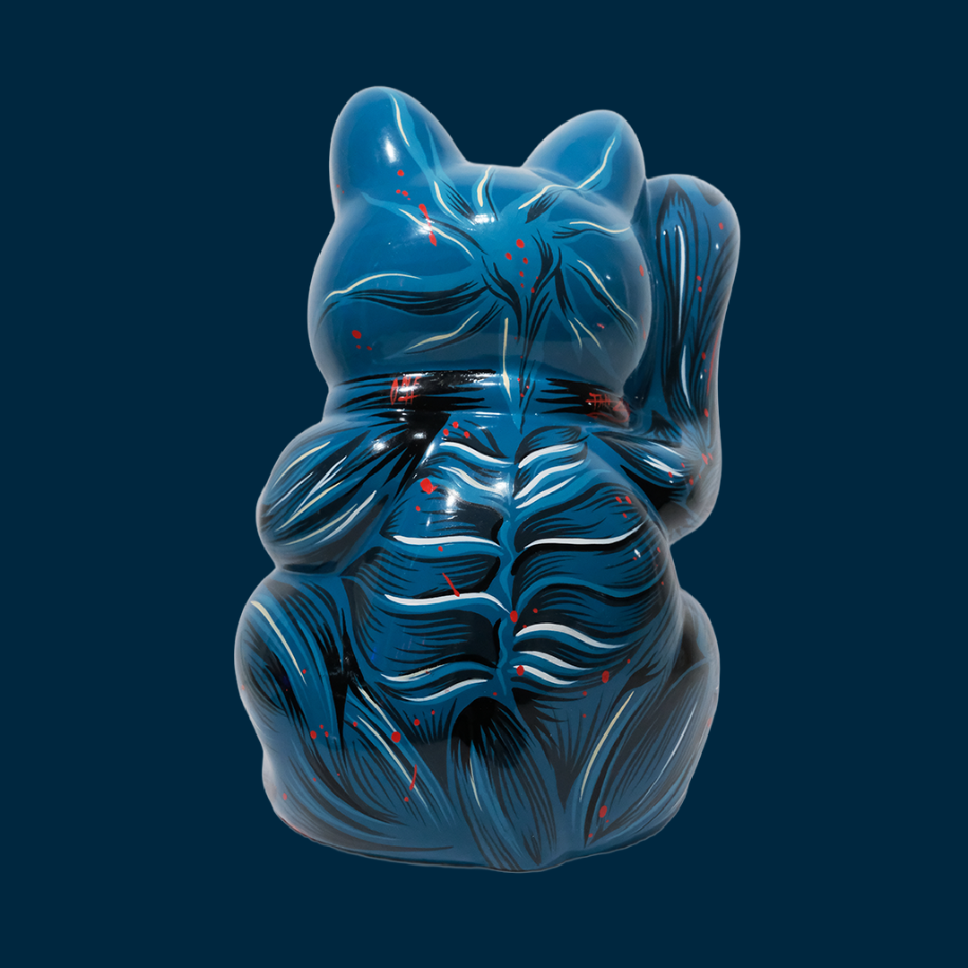 Kustom China Sofubi - Otherworldly Beckoning Cat BIG