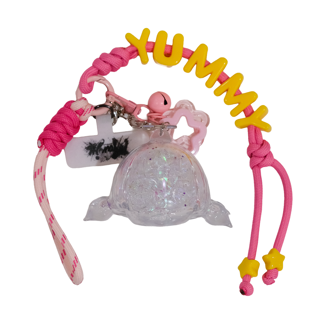 饅頭 (Manju) ソフビスマホストラップ ヤミ ピンク