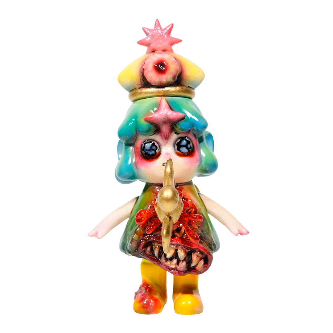 ANGEL UNHAPPY Sofubi by Manju One-Off Edition