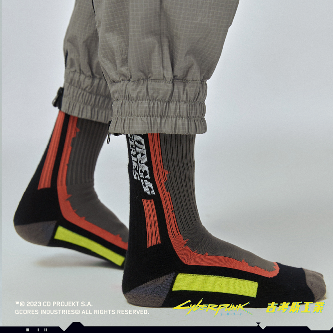 Cyberpunk 2077 クルーソックス 2色セット