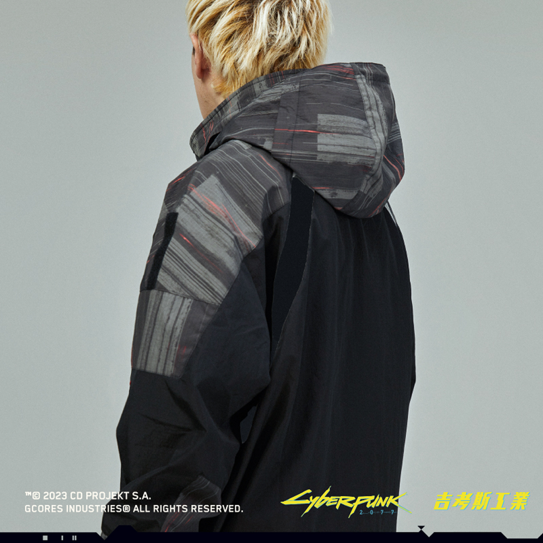 Cyberpunk 2077 ナイロンジャケット [黒]