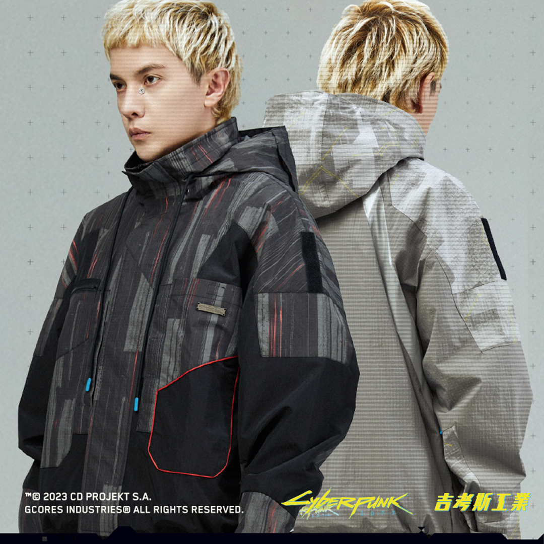 Cyberpunk 2077 ナイロンジャケット [黒]