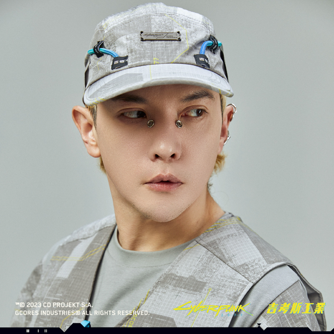 Cyberpunk 2077 キャップ [グレー]