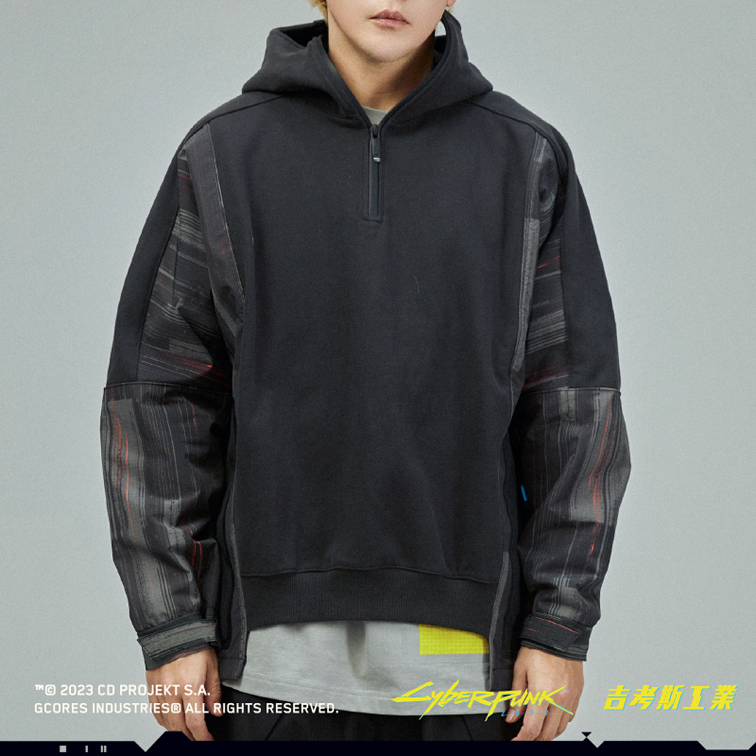 Cyberpunk 2077 コンビネーションパーカー [黒]