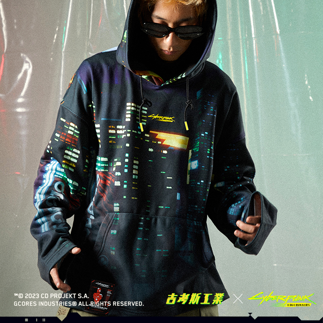 Cyberpunk Edgerunners プルオーバーパーカー ナイトシティ