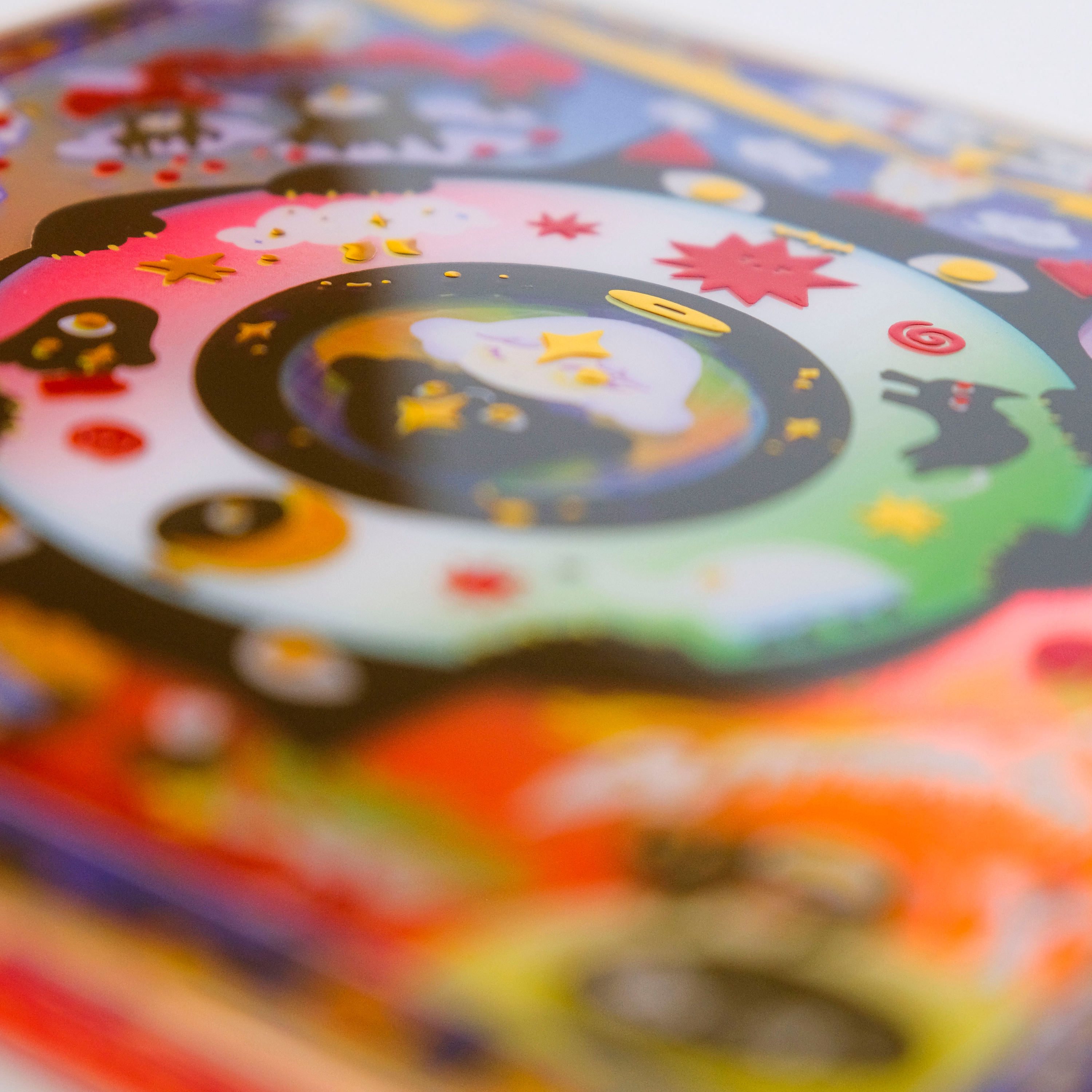 バイバイ輪廻 アクリル色紙