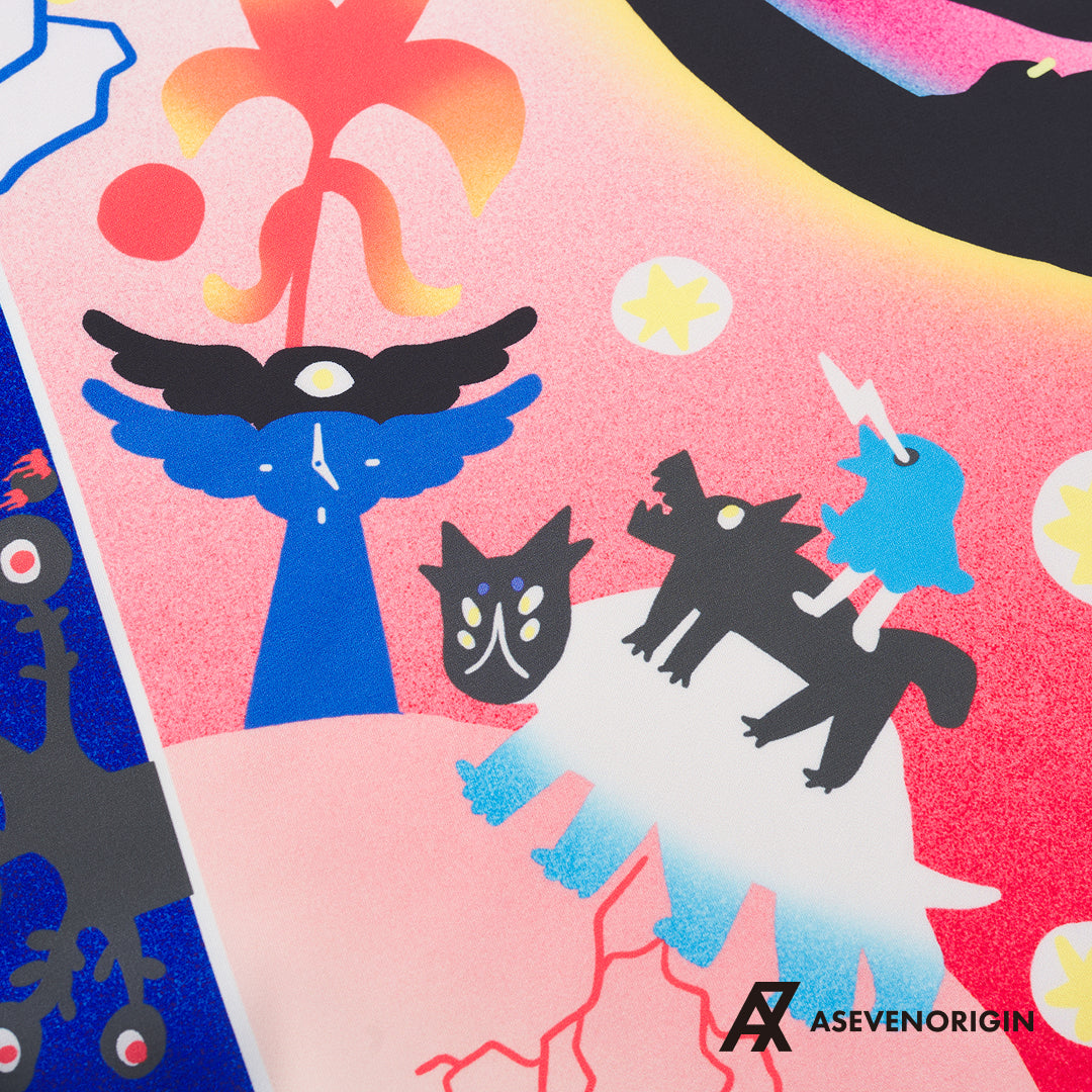 バイバイ輪廻 大判スカーフ