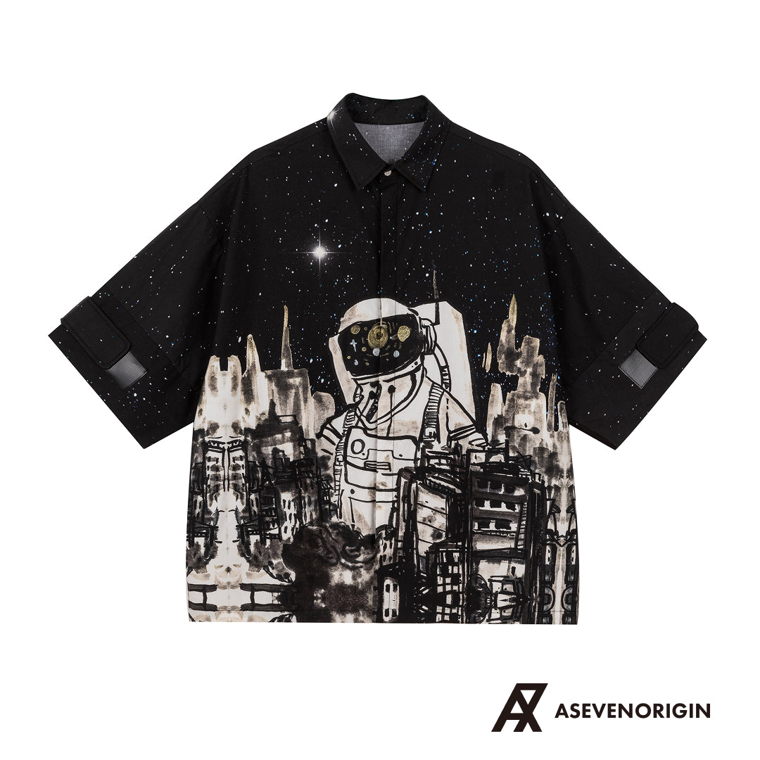 静電場朔 シャツ 化物吐息