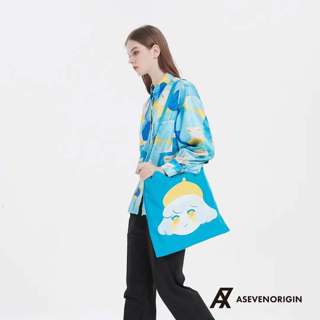 MISS UNHAPPY サテンシャツ