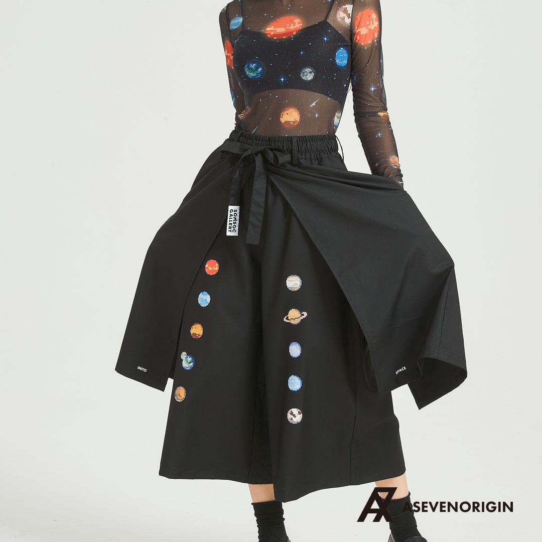 静電場朔 袴風パンツ ピクセル宇宙