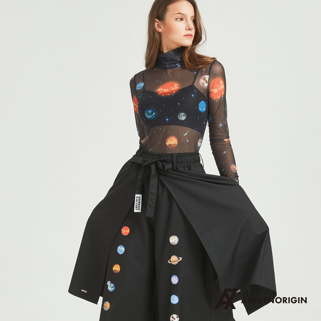 静電場朔 シアーシャツ ピクセル宇宙