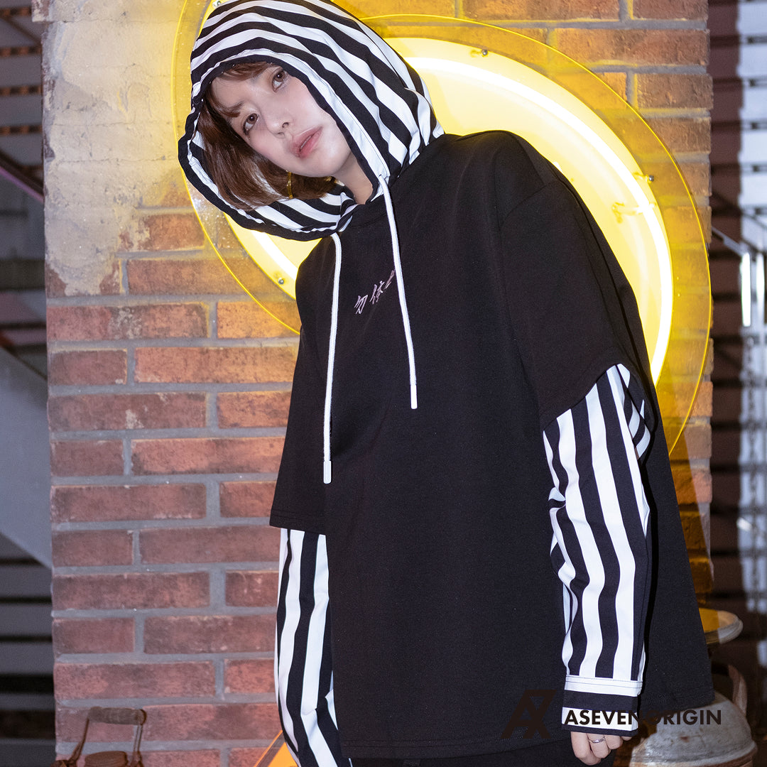 静電場朔 プルオーバーパーカー 勿体無