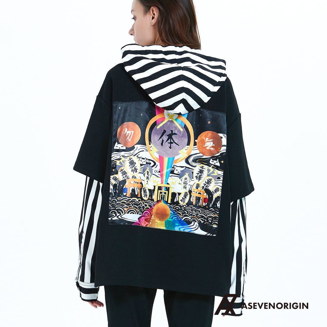 静電場朔 プルオーバーパーカー 勿体無