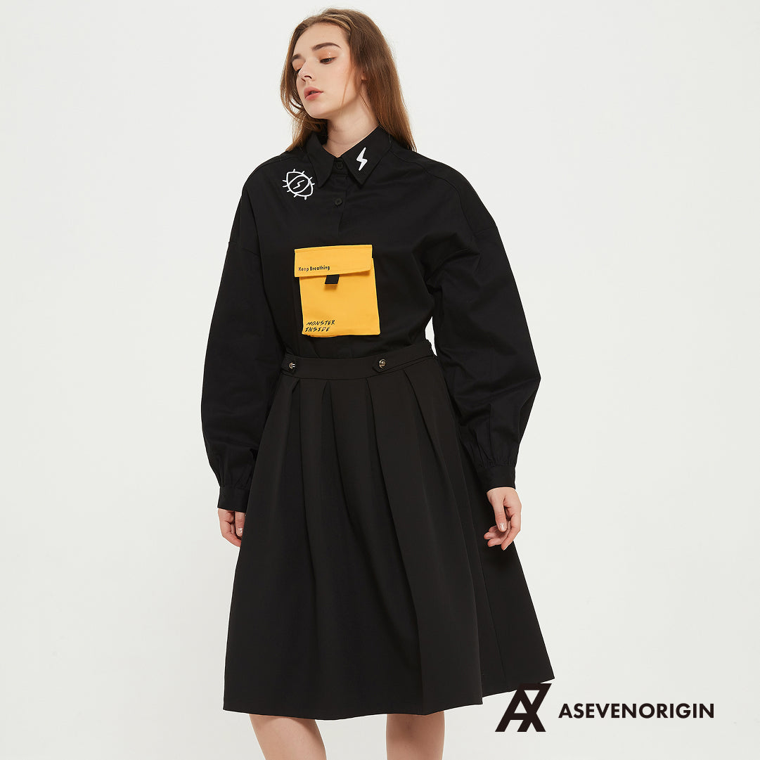 静電場朔 シャツ 骨猫