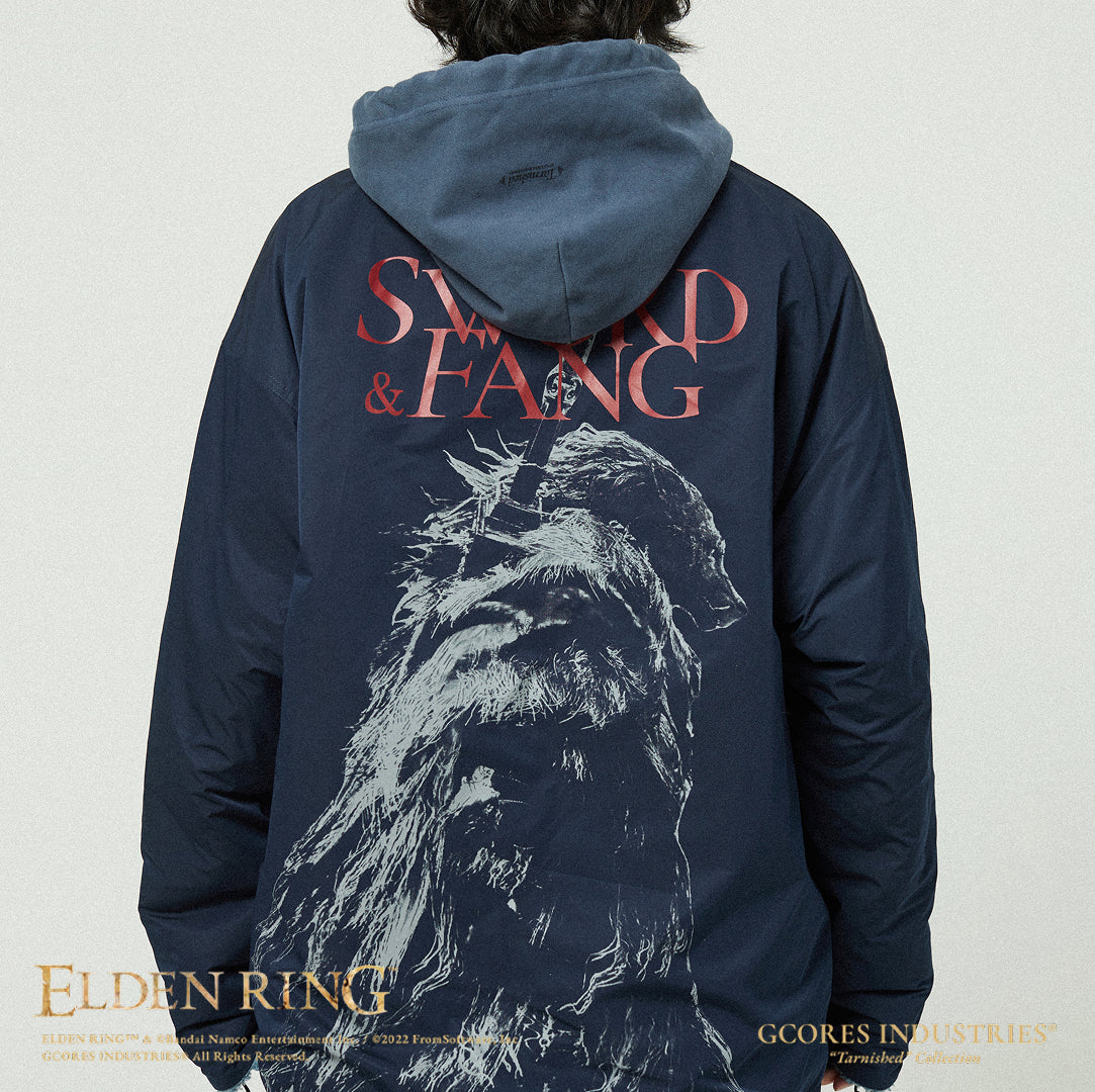 【新品未使用】ELDEN RING フルサイズフーディー[半狼のブライヴ] ELDEN RING リバーシブルジャケット 半狼のブライヴ – SOMSOC