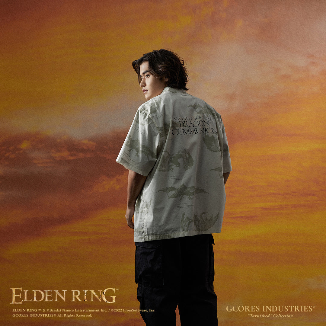 ELDEN RING プリントシャツ 竜餐の印