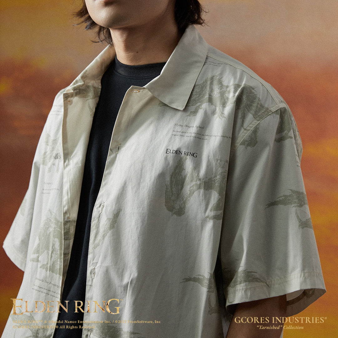 ELDEN RING プリントシャツ 竜餐の印