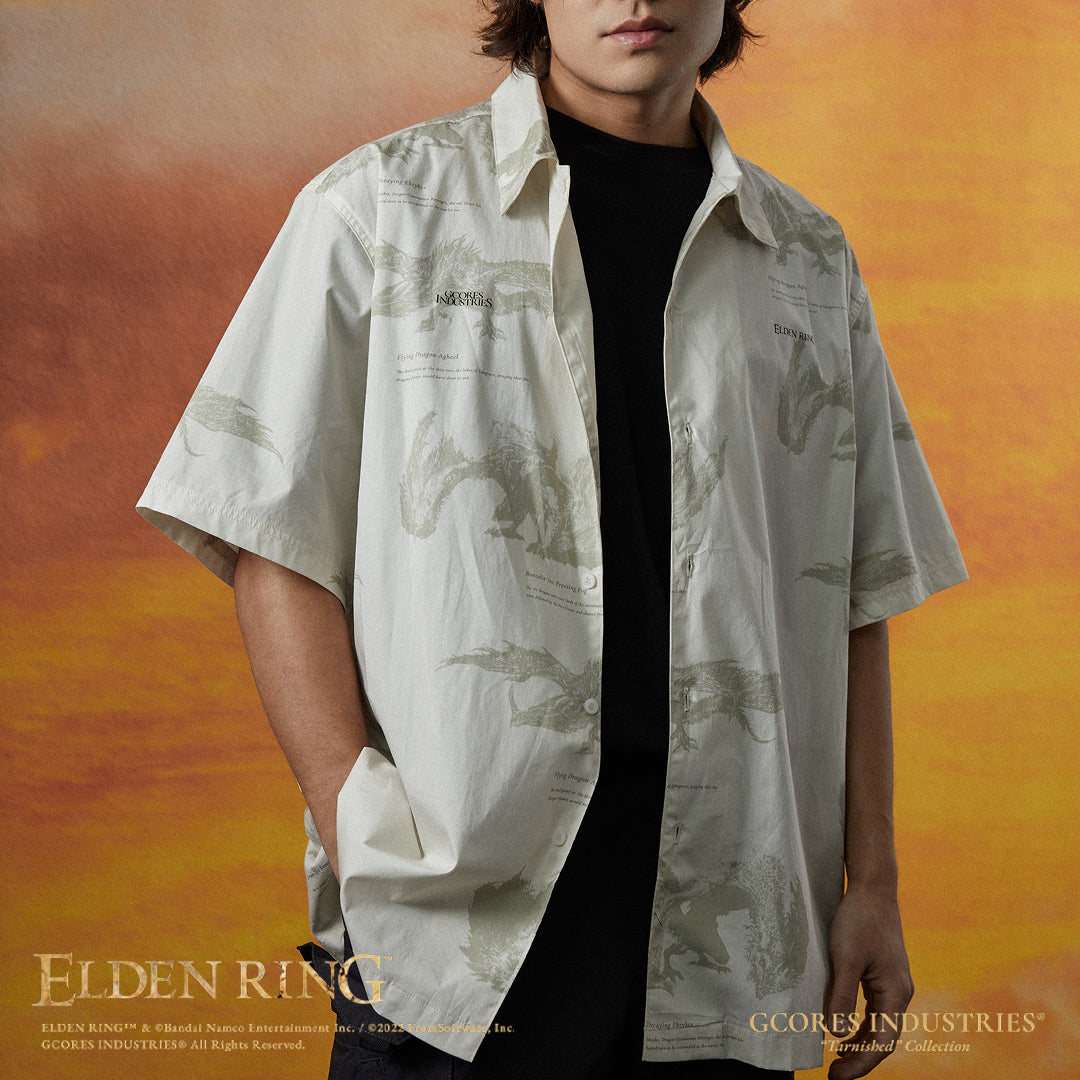 ELDEN RING プリントシャツ 竜餐の印