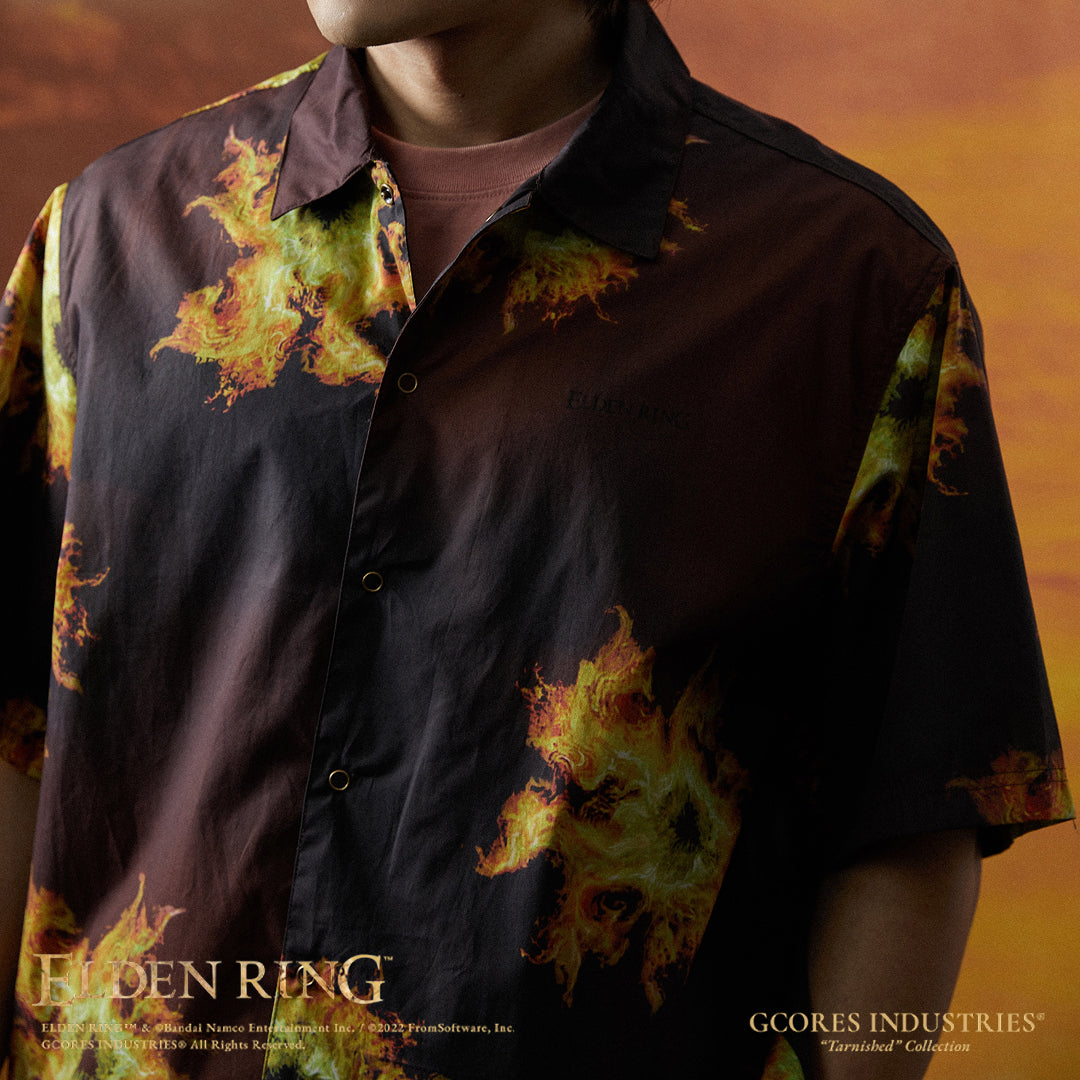 ELDEN RING プリントシャツ 狂い火の王