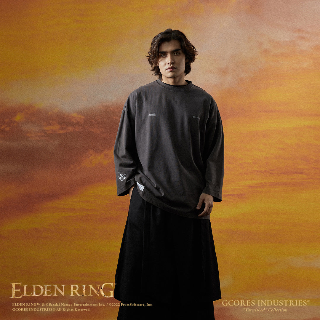 ELDEN RING 7分袖Tシャツ 狂い火の王