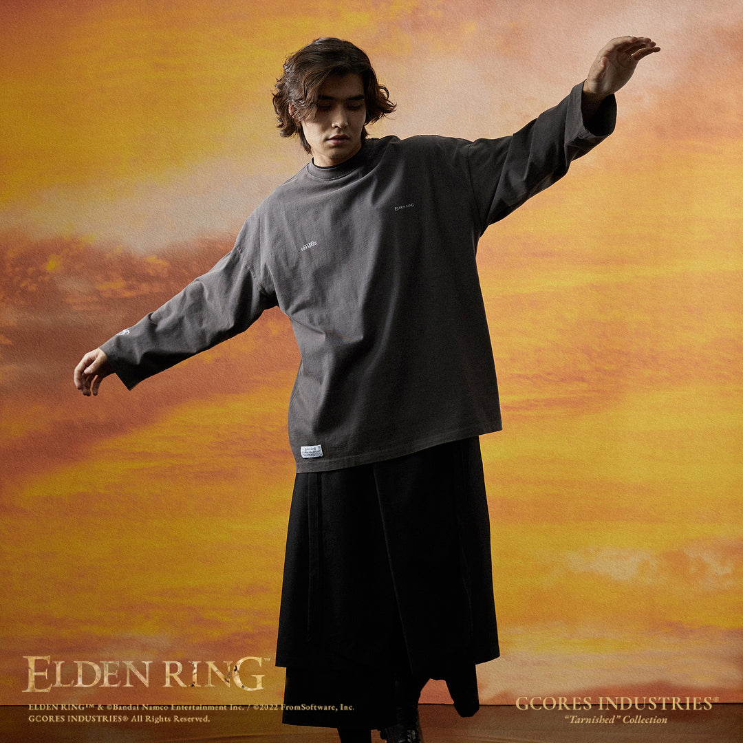 ELDEN RING 7分袖Tシャツ 狂い火の王