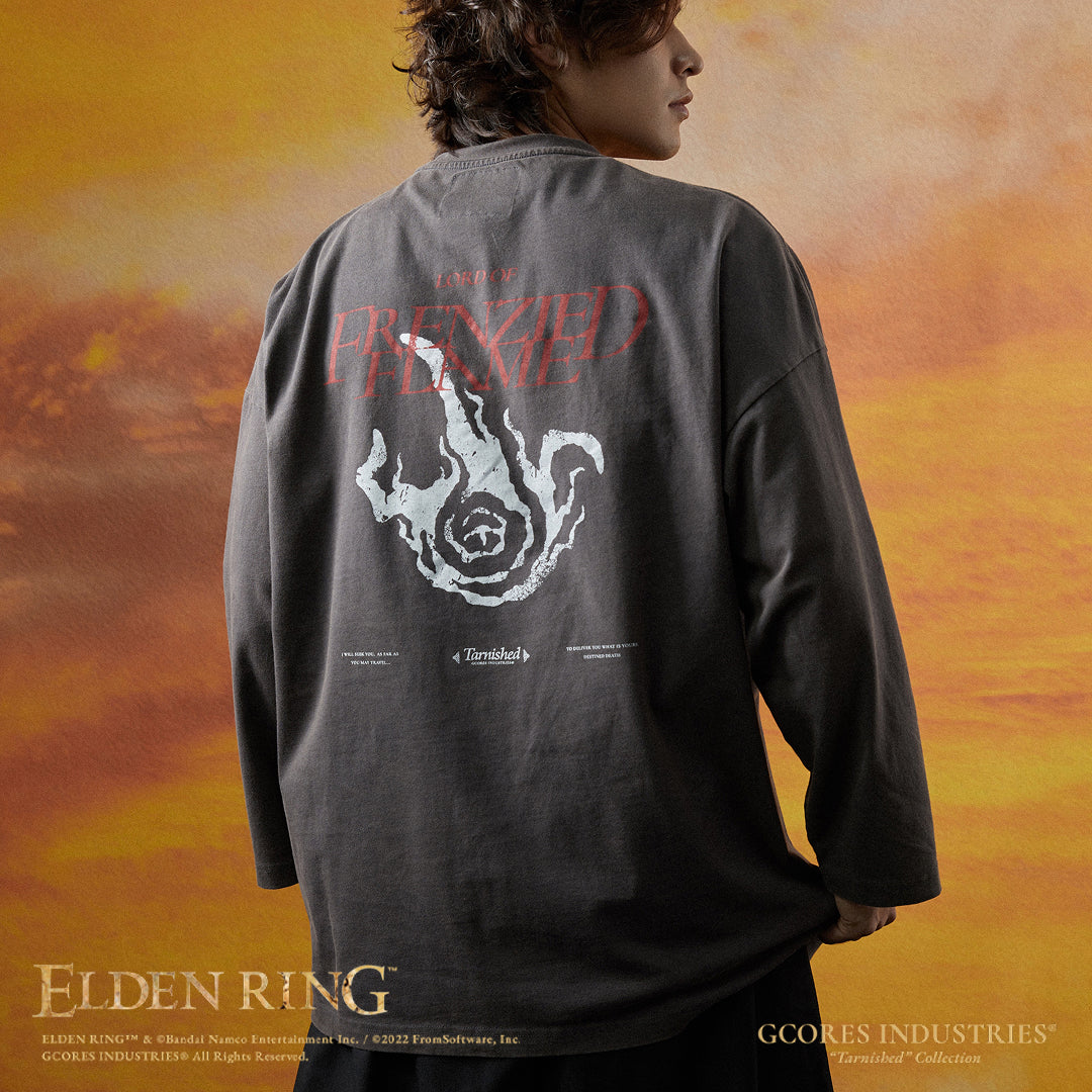 ELDEN RING 7分袖Tシャツ 狂い火の王