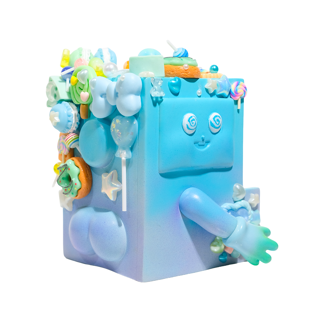 HOUSEBOY ソフビ Blue Dessert House by 静電場朔 One-off Edition