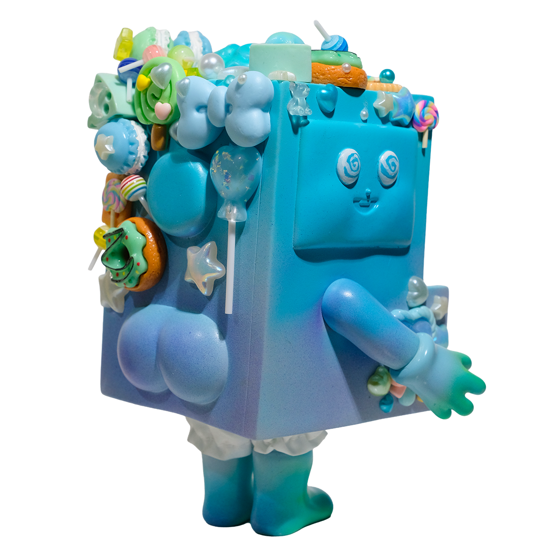 HOUSEBOY ソフビ Blue Dessert House by 静電場朔 One-off Edition