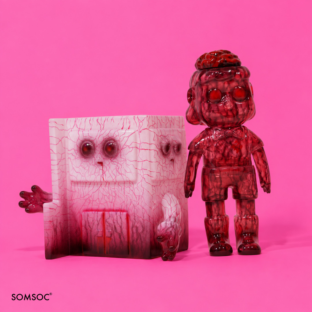 HOUSEBOY ソフビ 赤 by SKULL CUBE One-off Edition