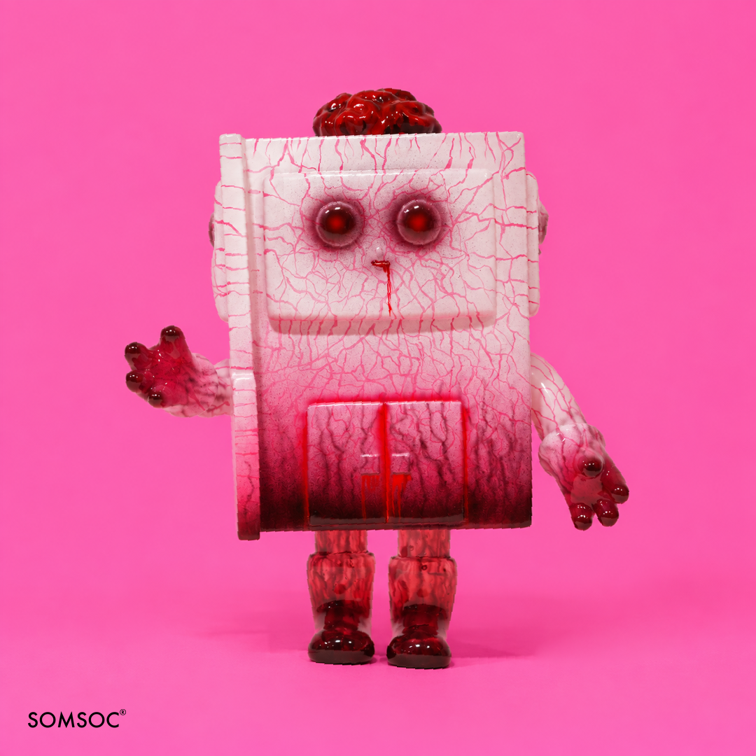 HOUSEBOY ソフビ 赤 by SKULL CUBE One-off Edition