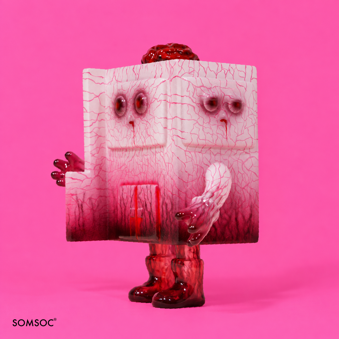 HOUSEBOY ソフビ 赤 by SKULL CUBE One-off Edition