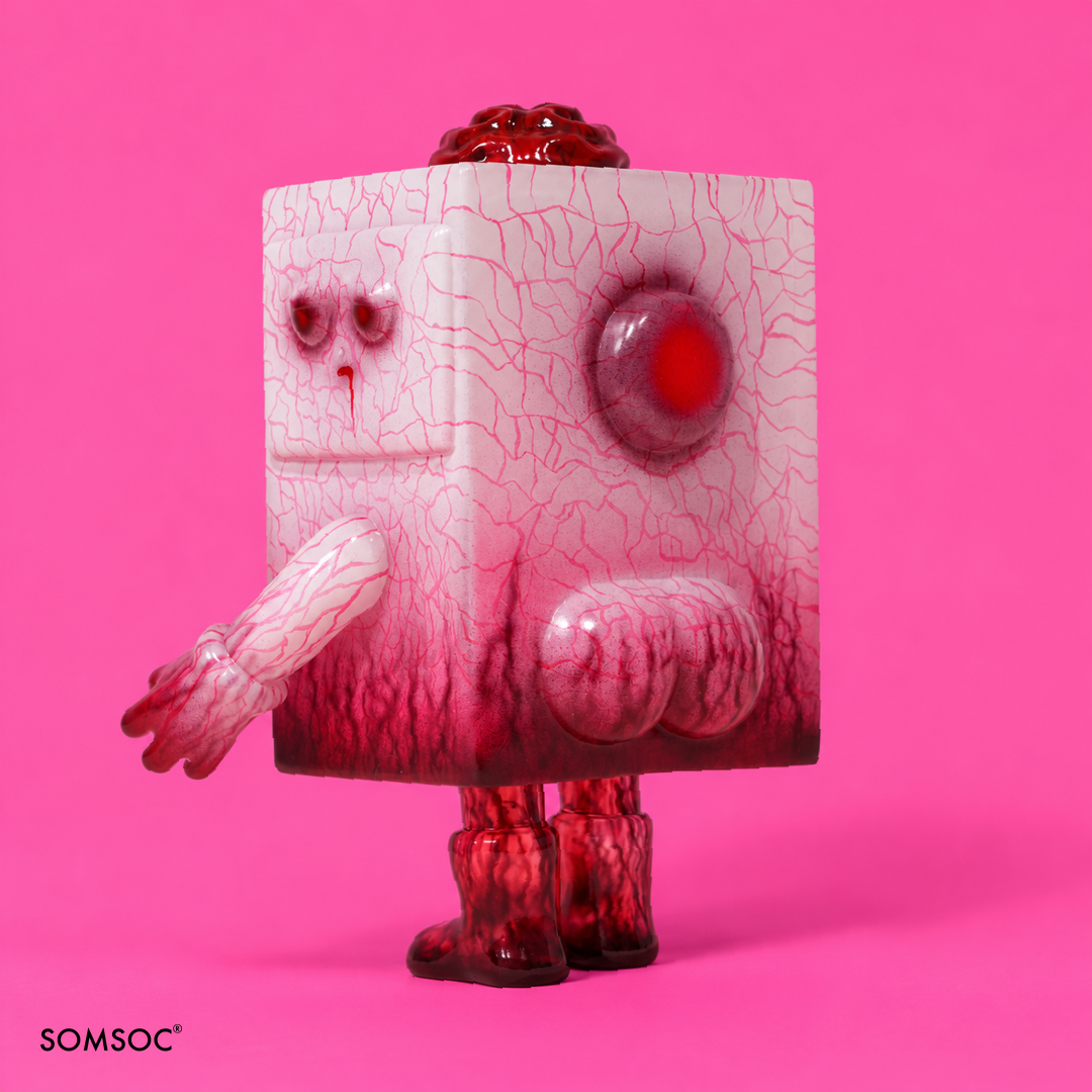 HOUSEBOY ソフビ 赤 by SKULL CUBE One-off Edition