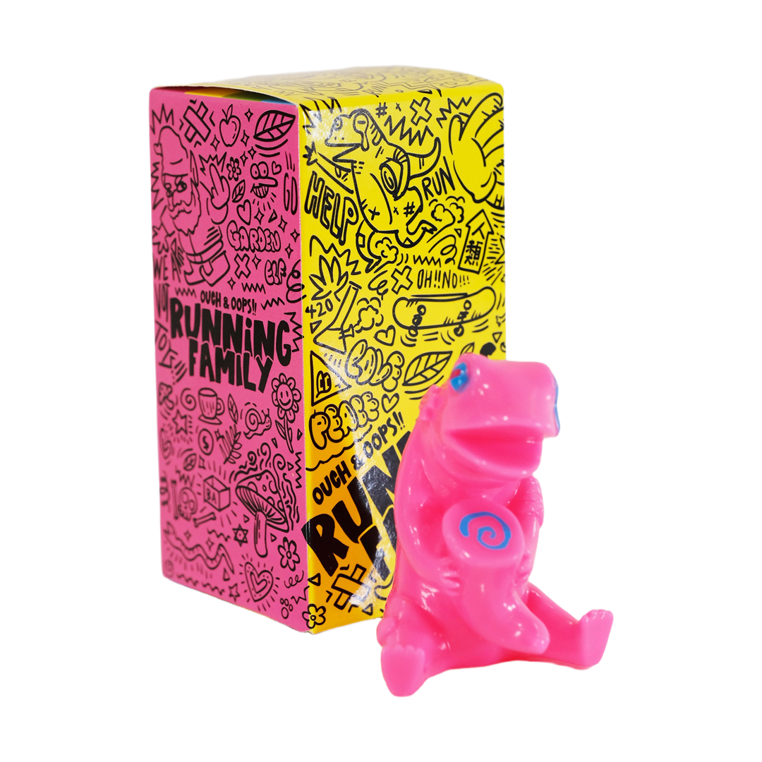ソフビ Ouch & Oops!! 負傷の屋太郎 Swirl GID Ouch! & Oops!! ソフビ ブラインドボックス Running Family – SOMSOC