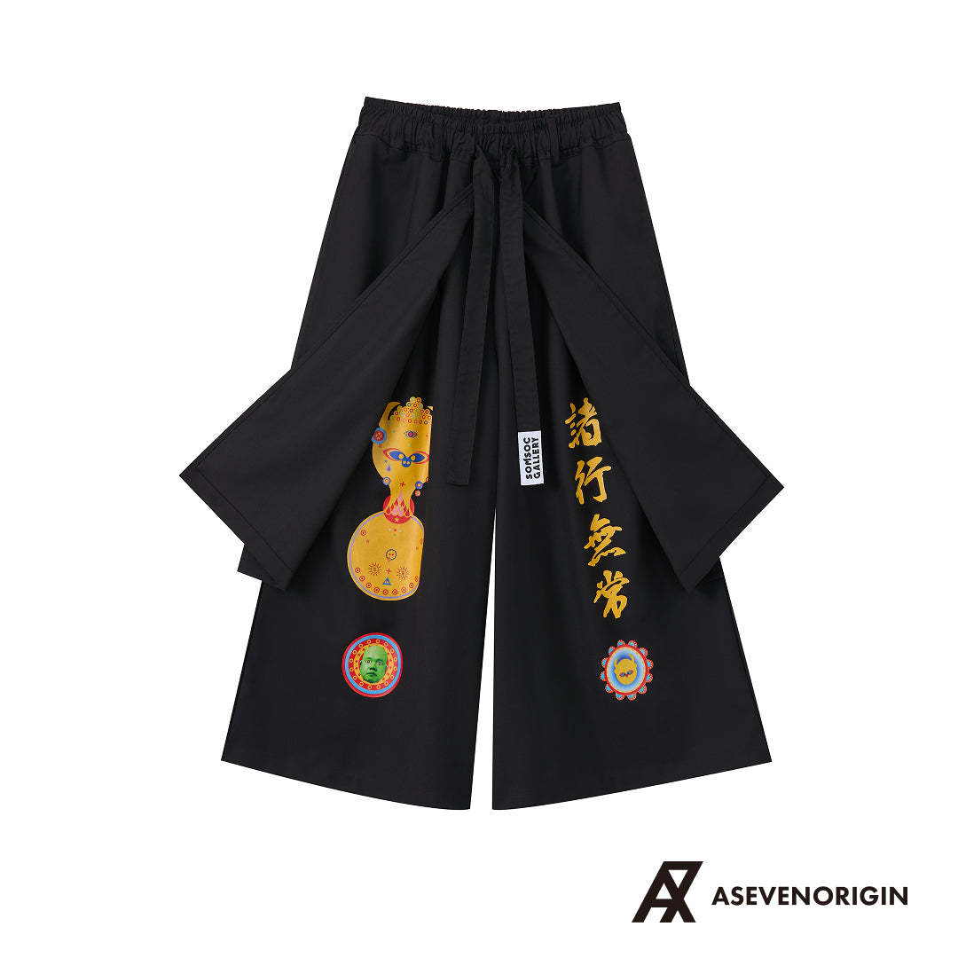 Osamu Sato x Dian Hakama-Style Pants - Linen-kun – SOMSOC