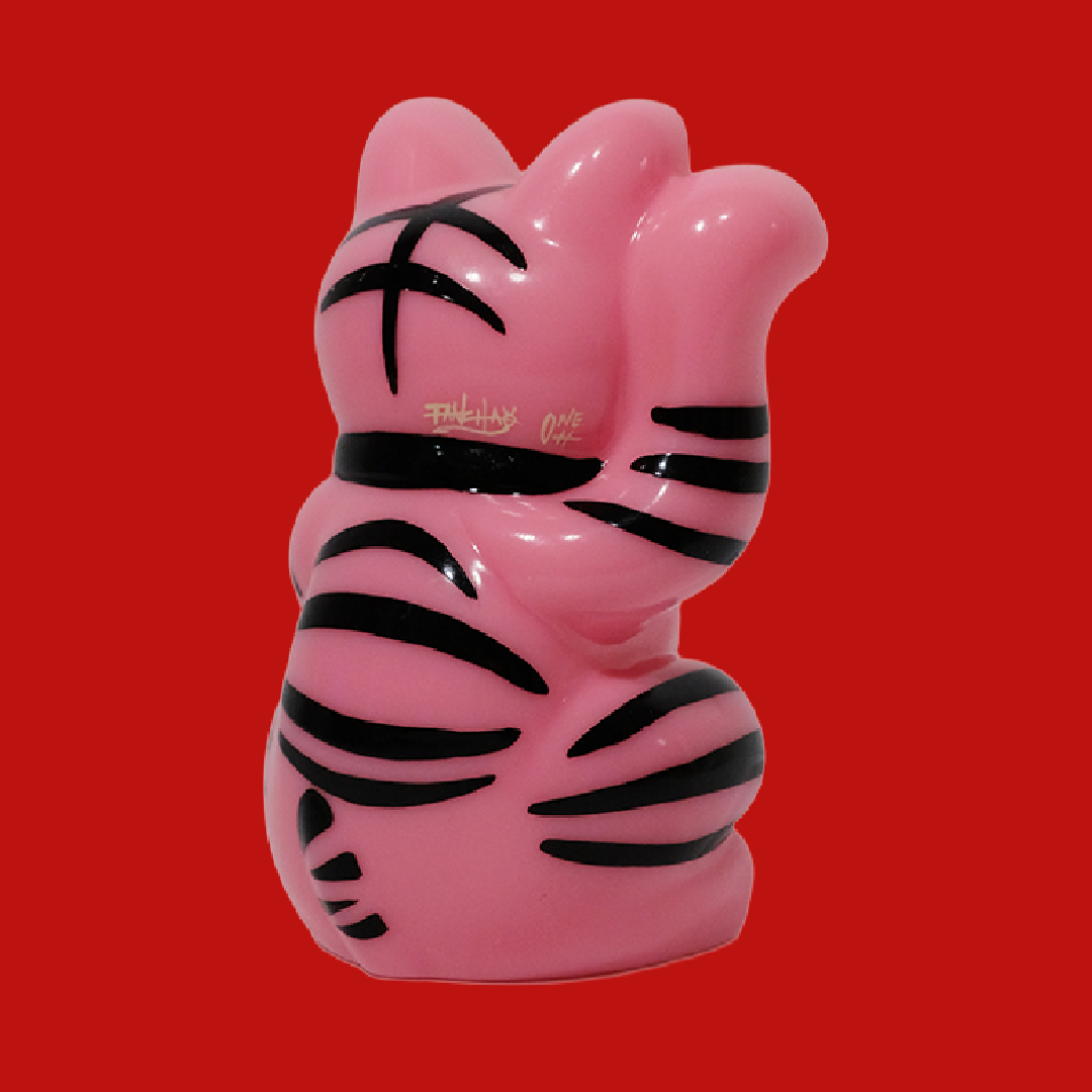Kustom China Sofubi - Lucky Tiger Pink Ver.
