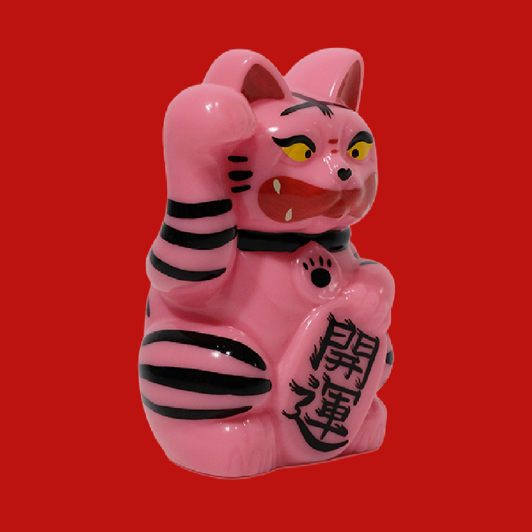 Kustom China Sofubi - Lucky Tiger Pink Ver.