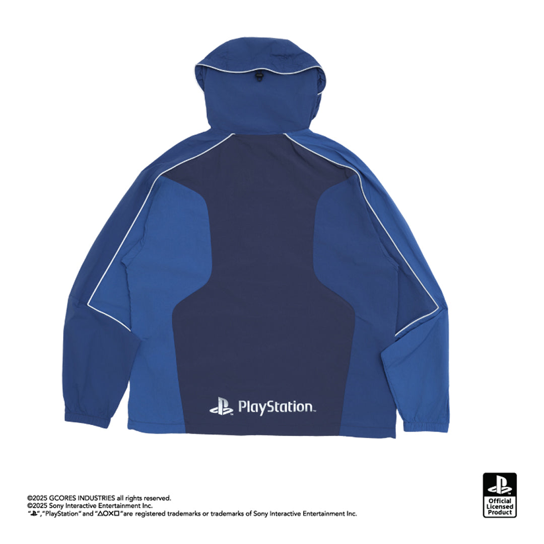 PlayStation 2トーンナイロンジャケット [青] – SOMSOC