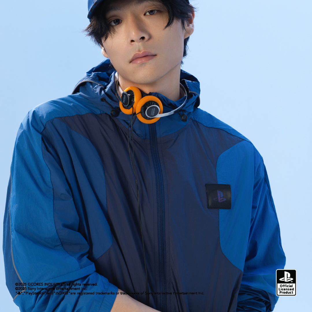 PlayStation 2トーンナイロンジャケット [青]