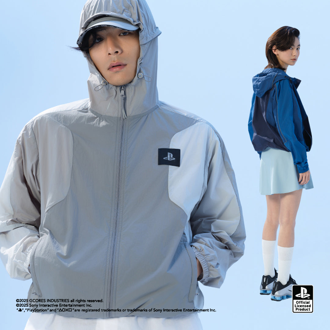 PlayStation 2トーンナイロンジャケット [青]