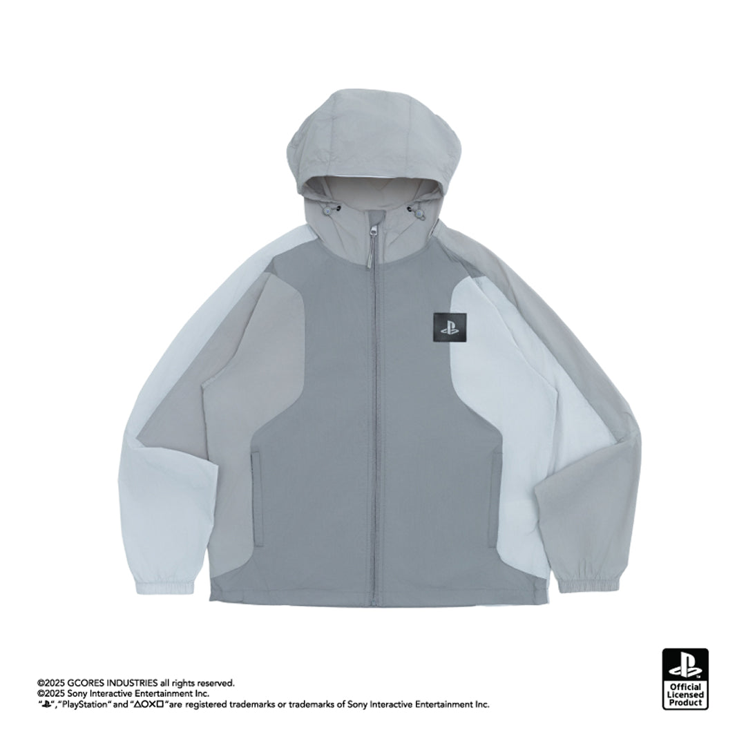 PlayStation 2トーンナイロンジャケット [グレー]